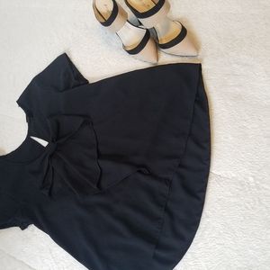 Bow tie black top RUE21